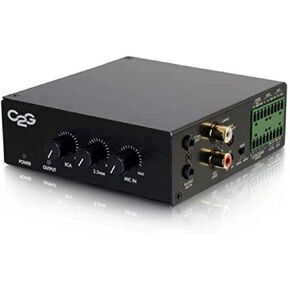 Legrand - C2G Audio Amplifier, Black Audio Component Amplifier, Plenum Rated, TAA Compliant Amp, 50W Amplifier, 1 Count, C2G 40880