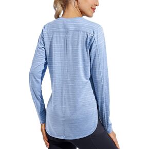 G4Free Women's Long Sleeve UV Shirts Hiking Running Lightweight Quick Dry Workout Shirts in Saudi Arabia