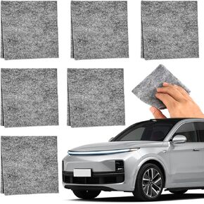 6pcs Nano Sparkle Cloth for Car Scratches Remover, Shine Cleaning Cloth Multi-Purpose Nanosparkle Cloth to Repair Lightly Car Scratch Polishing Vehicles Paint