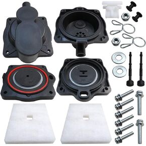 Air Pump Rebuild Complete Kit with White Switch Compatible with Hoot Troy Air H365, H450, H500, LA500, LAR500, H600
