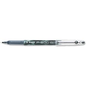 Pilot, Precise P-500 Gel Ink Rolling Ball Stick Pens, Extra Fine Point 0.5 mm, Black, Pack of 12