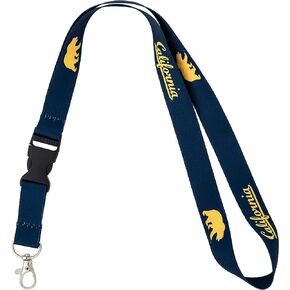 Desert Cactus University of California Berkeley Golden Bears Cal UC Car Keys ID Badge Holder Lanyard Keychain Detachable Breakaway Snap Buckle (Blue California)