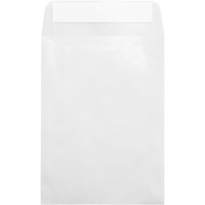 50 pack of Peel and Self Seal Glassine Paper Envelopes 2.67x3.62" (68mm x 92mm) Translucent 41lb Text (60gsm) - Compostable and Recyclable miniature eco-friendly packaging