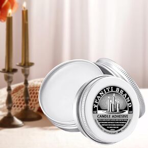 Candle Adhesive Taper Candle Glue - 1 oz Candle Adhesive Grip for Secure Candlestick Hold Candle Accessories