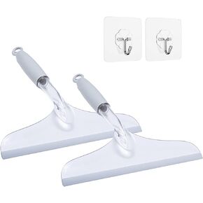 Window Cleaner Tool for Home with Extension Pole 20''-30'', Squeegee for Window Cleaning, Glass Washer for Car Windshield, Shower Doors, Mirror