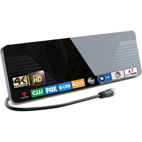 2023 Updated Digital Antenna for TV with Powerful Amplifier Works with Both Smart & Older TVs