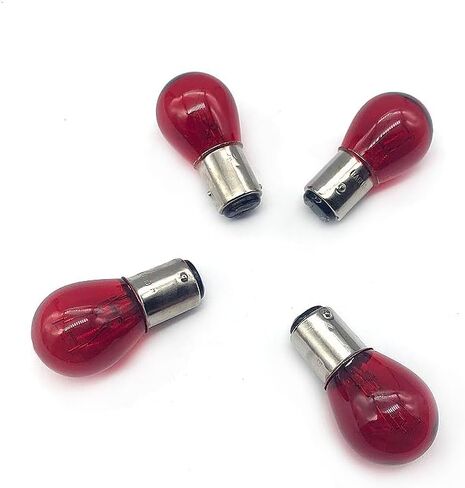 4Pcs 1157 12v Light Bulb Auto Car Brake Stop Signal Turn Tail Lamp S8 Lot (Red) in Saudi Arabia