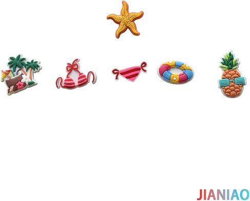 30PCS Summer Beach Shoe Charms for Shoes Decoration Accessories for Charm ornament Girls Boys Men Women Party Favor Gifts in Saudi Arabia