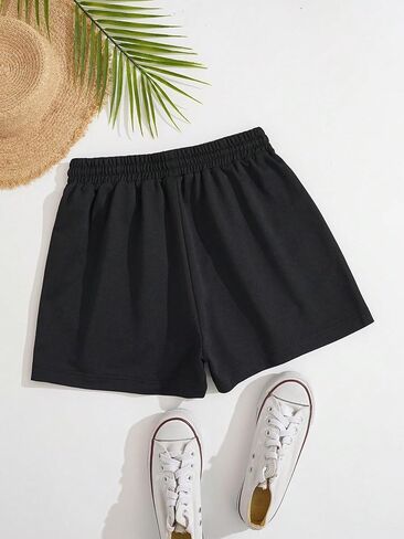 MakeMeChic Women's Lounge Shorts Drawstring Elastic Waisted Running Track Shorts in Saudi Arabia