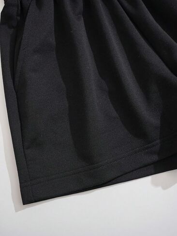 MakeMeChic Women's Lounge Shorts Drawstring Elastic Waisted Running Track Shorts in Saudi Arabia