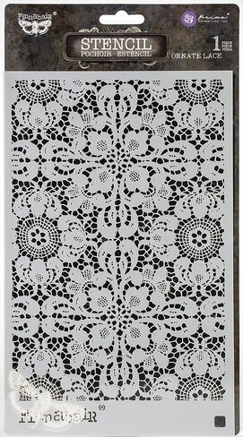 Prima Marketing Finnabair Stencil 6"X9"-Ornate Lace in Saudi Arabia