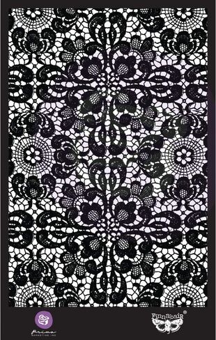 Prima Marketing Finnabair Stencil 6"X9"-Ornate Lace in Saudi Arabia