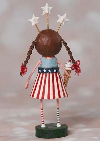 Lori Mitchell 15517 Stars,Stripes and Sprinkles Figurine 7.5" in Saudi Arabia