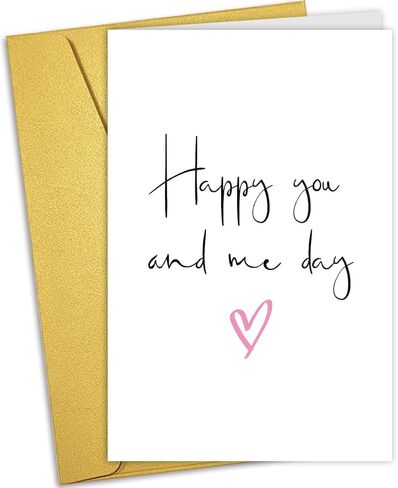 Nchigedy Sweet Anniversary Card for Boyfriend Girlfriend, Romantic Anniversary Card for Wife Husband, Funny Valentines Day Card for Him Her in Saudi Arabia