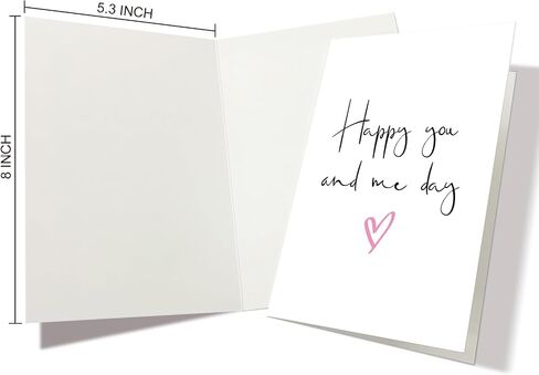 Nchigedy Sweet Anniversary Card for Boyfriend Girlfriend, Romantic Anniversary Card for Wife Husband, Funny Valentines Day Card for Him Her in Saudi Arabia