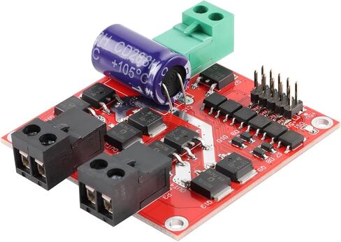 DC Motor Driver L298 7A 160W Dual H Bridge Motor Speed Controller DC 6.5V-27V PWM Motor Regulator Board 12V 24V Electric Motor Control Module Industrial with Optocoupler Isolation in Kuwait