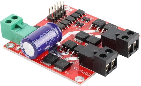 DC Motor Driver L298 7A 160W Dual H Bridge Motor Speed Controller DC 6.5V-27V PWM Motor Regulator Board 12V 24V Electric Motor Control Module Industrial with Optocoupler Isolation in Kuwait