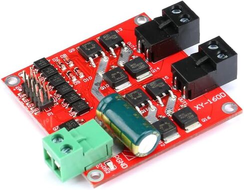 DC Motor Driver L298 7A 160W Dual H Bridge Motor Speed Controller DC 6.5V-27V PWM Motor Regulator Board 12V 24V Electric Motor Control Module Industrial with Optocoupler Isolation in Kuwait