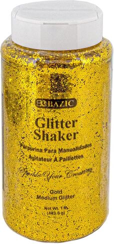 BAZIC Glitter Shaker 1 LB Blue Color, Sparkling Powder in Large Jar for Slime Paints Crafts Nail Art Polish Skin Halloween Party, 1-Pack in Saudi Arabia