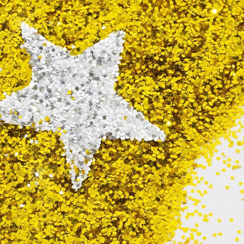 BAZIC Glitter Shaker 1 رطل لون متعدد الألوان قزحي الألوان، مسحوق متلألئ في جرة كبيرة للأطفال طلاء الوحل الحرف طلاء الأظافر الجلد حفلة الهالوين، حزمة واحدة in Saudi Arabia