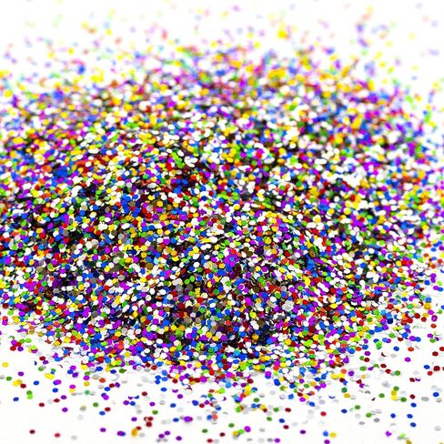 BAZIC Glitter Shaker 1 LB Blue Color, Sparkling Powder in Large Jar for Slime Paints Crafts Nail Art Polish Skin Halloween Party, 1-Pack in Saudi Arabia