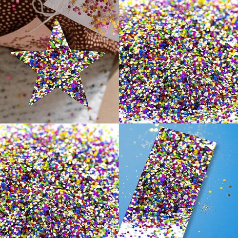 BAZIC Glitter Shaker 1 LB Blue Color, Sparkling Powder in Large Jar for Slime Paints Crafts Nail Art Polish Skin Halloween Party, 1-Pack in Saudi Arabia