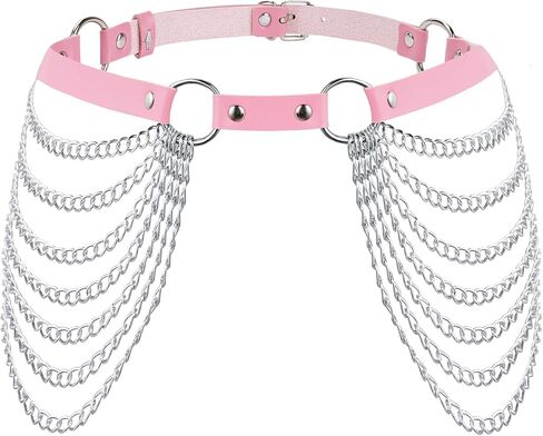 فاسق الخصر حزام على شكل سلسلة جلد الجسم البطن سلسلة الهذيان اكسسوارات مهرجان ملابس مثير مجوهرات للنساء الفتيات in Kuwait