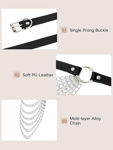 فاسق الخصر حزام على شكل سلسلة جلد الجسم البطن سلسلة الهذيان اكسسوارات مهرجان ملابس مثير مجوهرات للنساء الفتيات in Kuwait