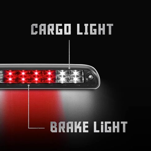 3rd Third Brake Light LED Compatible with 1999-2016 Ford F-250/ F-350/ F-450/ F-550 Super Duty, 1993-2011 Ford Range, 2001-2005 Ford Explorer Sport Trac(Black Smoke) in Kuwait