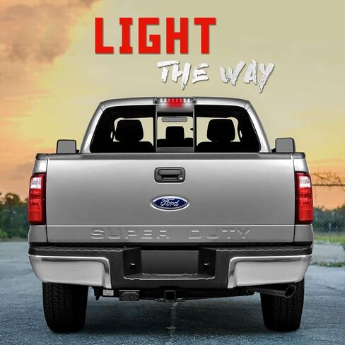 3rd Third Brake Light LED Compatible with 1999-2016 Ford F-250/ F-350/ F-450/ F-550 Super Duty, 1993-2011 Ford Range, 2001-2005 Ford Explorer Sport Trac(Black Smoke) in Kuwait