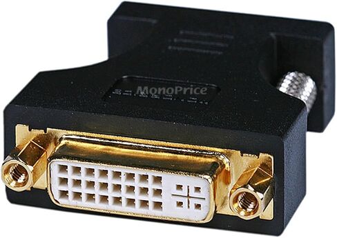 Monoprice 102397 HD15 (VGA) Male to DVI-A Female Adapter,Gold Plated (102397) in Kuwait