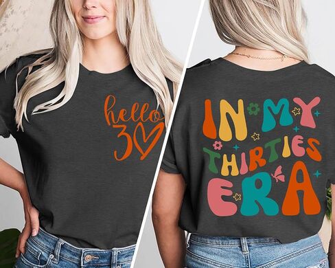 30th Birthday Gifts for Her in My Thirties Era Tshirt Women Vintage 1994 Graphic Tee Thirty Birthday Tops in Kuwait