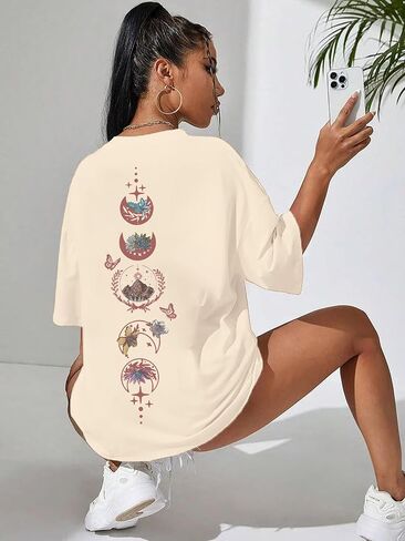 Acotar Velaris قمصان النساء خمر كتاب تي شيرت المتضخم مدينة النجوم قميص كتاب مروحة هدية عادية المحملة القمم in Kuwait