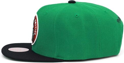 قبعة Mitchell & Ness Boston Celtics Team 2-Tone 2.0 Snapback قابلة للتعديل - أخضر/أسود/كلاسيكيات الخشب الصلب in Saudi Arabia