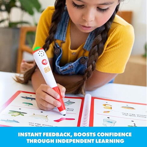 Educational Insights Hot Dots Let's Learn Kindergarten Reading Classroom Bundle4 Pack- Learn to Read Kindergarten Workbook with Interactive Pen, Ages 3+ in Saudi Arabia