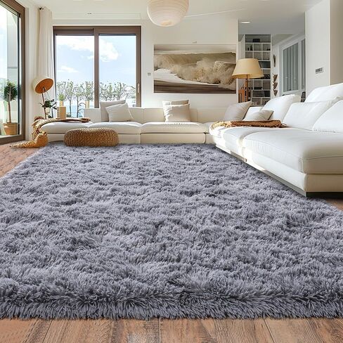 Black Rug for Bedroom Living Room, Area Rugs 4x6 Fluffy Bedroom Rug Carpet, Soft Shaggy Modern Floor Rug for Kids Boys Girls Room, Plush Fuzzy Dorm Rug for Home Decor Aesthetic in Saudi Arabia