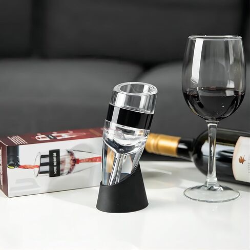 D&Slifei Wine Aerator Enhances Flavour Wine with Taste Smoother Pure,Convenience Quick Hand-held Decanter is the Best Gift for Wine Lovers. in Saudi Arabia