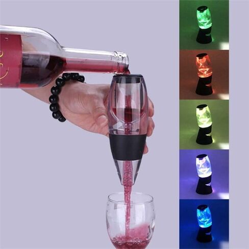 D&Slifei Wine Aerator Enhances Flavour Wine with Taste Smoother Pure,Convenience Quick Hand-held Decanter is the Best Gift for Wine Lovers. in Saudi Arabia