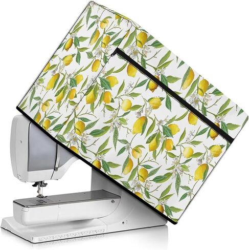 غطاء ماكينة الخياطة المحمول من Hummingbird Cherry Blossom، واقي خياطة قماشي مقاوم للخدوش، متوافق مع معظم آلات الخياطة المنزلية القياسية لديكور المنزل in Kuwait