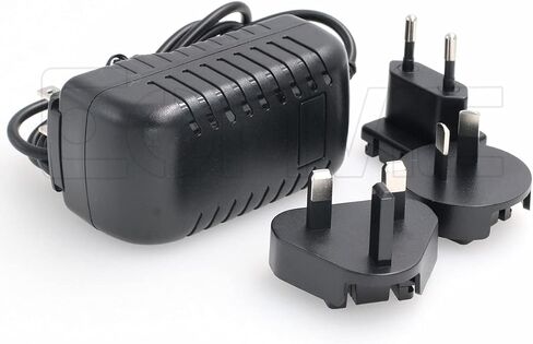 Eonvic Power Adapter for Convergent Design Odyssey7/7Q Apollo,12V 3A Power Supply AC Adapter with 4 Plugs (US,UK,EU,AU) in Saudi Arabia