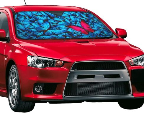 Raccoon Driving1 Car Windshield Sun Shade Sun Visor Sunshade Car Front Window Sunshade Keeps Out Uv Rays Keeps Your Vehicle Cool for Car Truck SUV, Small in Saudi Arabia