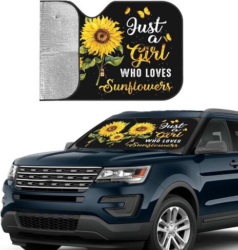 Raccoon Driving1 Car Windshield Sun Shade Sun Visor Sunshade Car Front Window Sunshade Keeps Out Uv Rays Keeps Your Vehicle Cool for Car Truck SUV, Small in Saudi Arabia