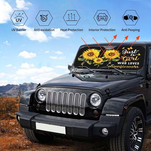 Raccoon Driving1 Car Windshield Sun Shade Sun Visor Sunshade Car Front Window Sunshade Keeps Out Uv Rays Keeps Your Vehicle Cool for Car Truck SUV, Small in Saudi Arabia