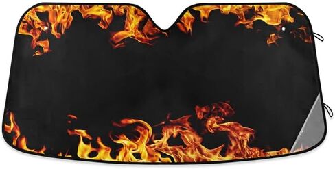 القطط المختلفة الزجاج الأمامي الشمس الظل قابلة للطي لشاحنات الدفع الرباعي سيارة سلالات مختلفة الأكورديون العالمي للطي السيارات نافذة أمامية ظلة قناع درع غطاء حامي 55x27.6 في in Kuwait