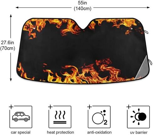 القطط المختلفة الزجاج الأمامي الشمس الظل قابلة للطي لشاحنات الدفع الرباعي سيارة سلالات مختلفة الأكورديون العالمي للطي السيارات نافذة أمامية ظلة قناع درع غطاء حامي 55x27.6 في in Kuwait