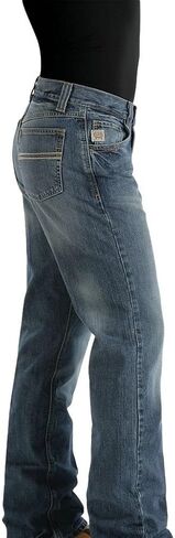Cinch Men's Carter Relaxed Fit Jean, Medium Stone Wash, 35W x 34L in Saudi Arabia