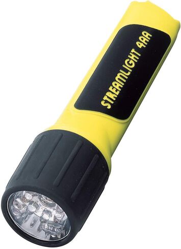 Streamlight 68201 4AA ProPolymer 67-Lumen LED Flashlight with White LEDs, Yellow in Saudi Arabia