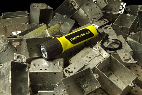 Streamlight 68201 4AA ProPolymer 67-Lumen LED Flashlight with White LEDs, Yellow in Saudi Arabia