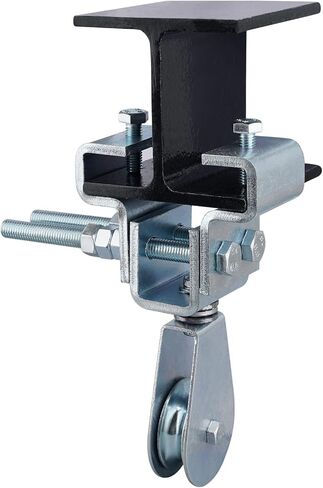 مشابك شعاع فولاذية شديدة التحمل، نظام بكرة كابل عالي التحمل، نظام بكرة LAT للسحب العالي للأسفل وتدريب القوة، شعاع I بعرض 2 بوصة - 7.0 بوصة in Kuwait