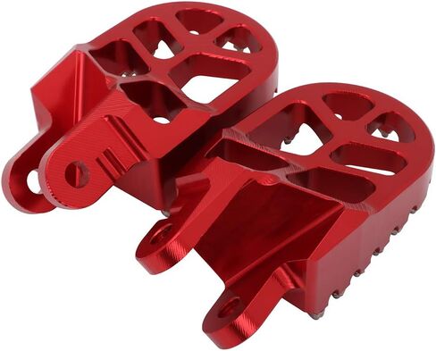 Dirt Bike Foot Pegs Pedals Rests Wide Footpeg for CNC CR80R/CR80RB/CR85R/CR85RB/CRM250 XR250R/XR400R/XR600R/XR650L/XR650R CRF230L/CRF1000L/CRF1000L DTC Red in Saudi Arabia